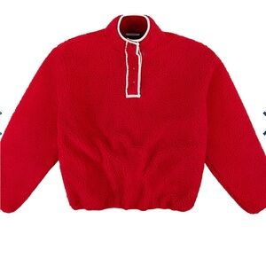 Parke red fleece NEVER WORN